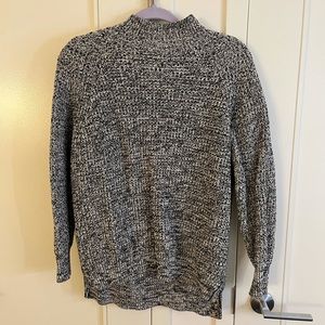 White and Black “BDG” Turtleneck Sweater, Size S